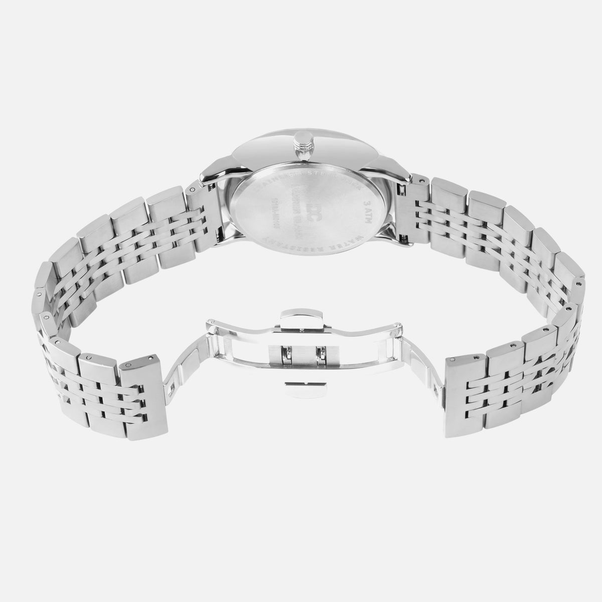 Men Quartz Blue Dial Analog Stainless Steel Watch 1019A-M0105