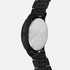 Men Quartz Black Dial Analog Stainless Steel Watch 1019F-M0404