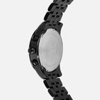 Men Quartz Black Dial Chronograph Stainless Steel Watch 1030M-M4404
