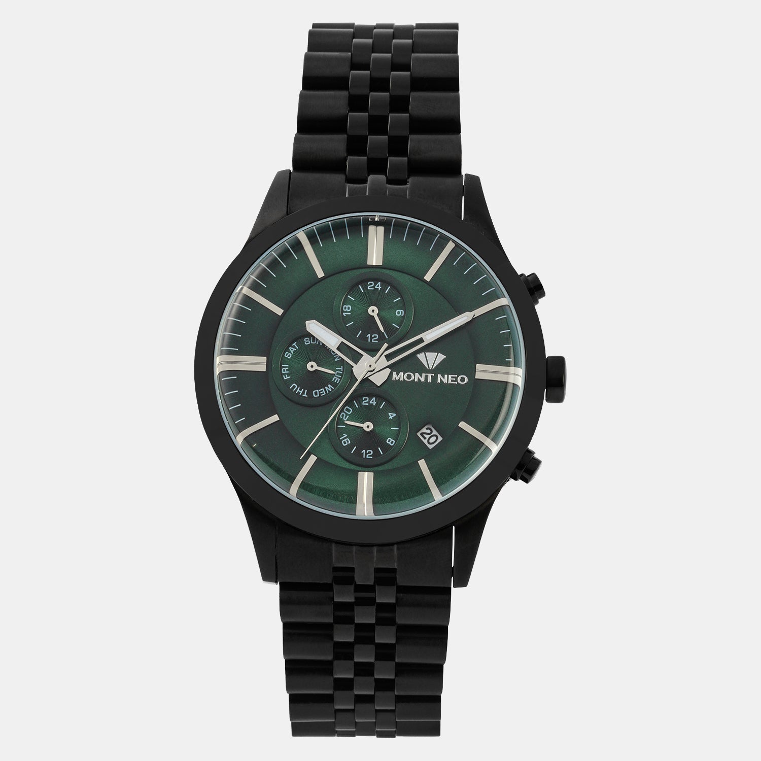 Mont Neo Round Green Multi-Function watch