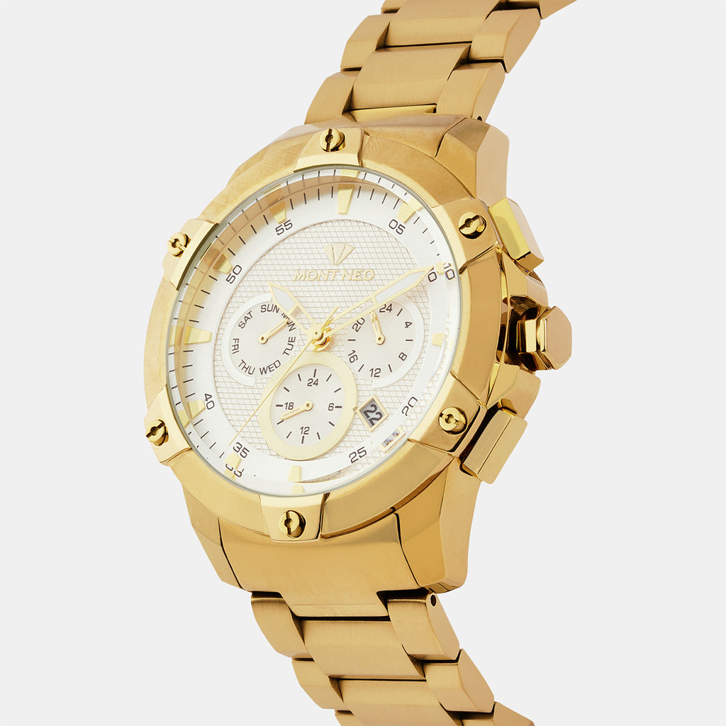 Mont Neo Round Silver Multi-Function watch