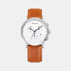 Men's Chronograph Leather Watch 10540-504