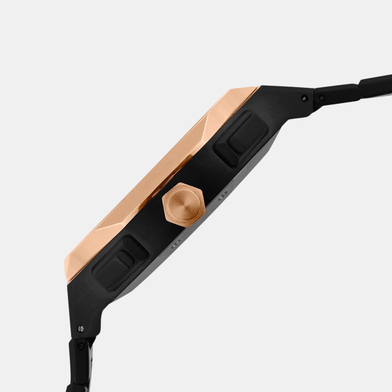 Men Quartz Black Dial Multi-Function Metal Watch 1054M-M4304