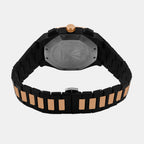 Men Quartz Black Dial Multi-Function Metal Watch 1054M-M4304