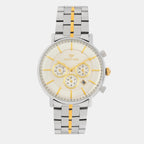Mont Neo Round Silver Chronograph watch