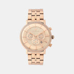 Men Quartz Rose Gold Dial Multi-Function Metal Watch 1055C-M3307