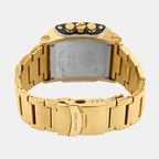 Men Quartz Silver Dial Multi-Function Stainless Steel Watch 1056M-M2203