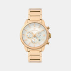 Men Quartz Silver Dial Multi-Function Metal Watch 1058M-M3303