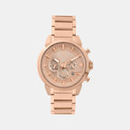 Men Quartz Rose Gold Dial Multi-Function Metal Watch 1058M-M3307