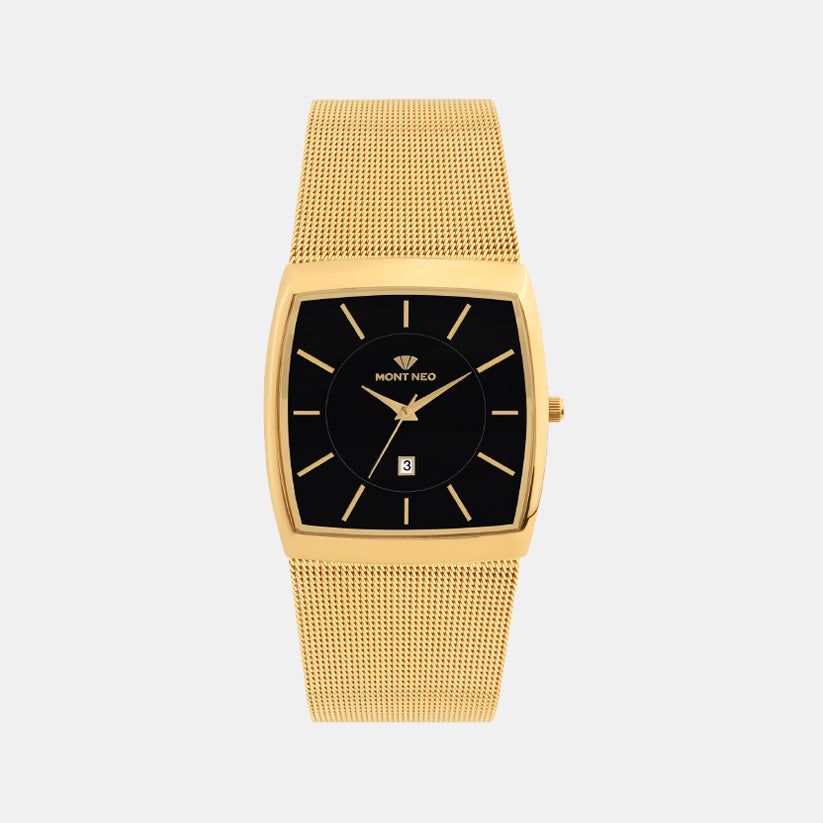Mont Neo Square Black Analog watch