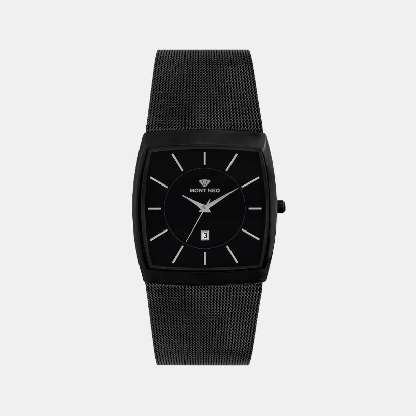 Mont Neo Square Black Analog watch