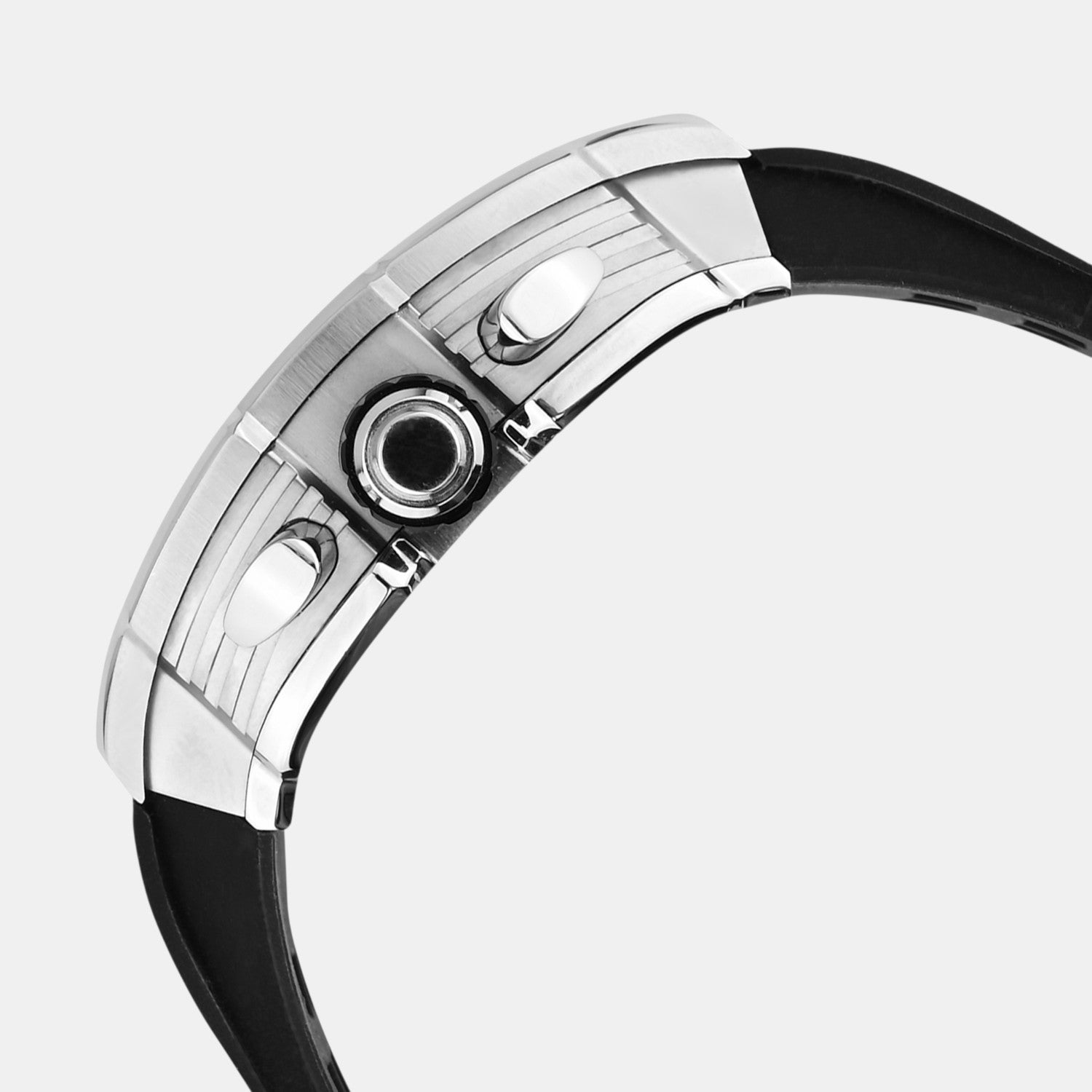 Men Quartz Blue Dial Multi-Function Silicone Watch G1061C-P1105