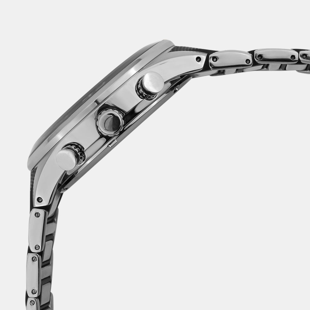 Men Quartz Black Dial Multi-Function Metal Watch G1062M-M1404