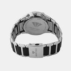 Men Quartz Black Dial Multi-Function Metal Watch 1062M-M1404