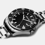 Men Quartz Grey Dial Analog Stainless Steel Watch A1139.S116Q