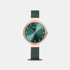 Bering Round Green Analog watch