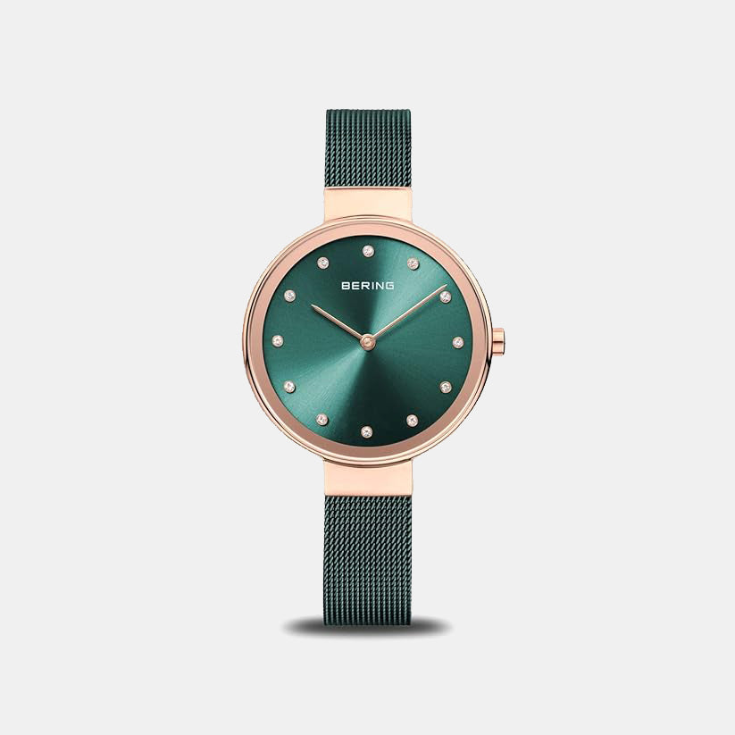Bering Round Green Analog watch