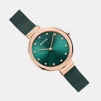 Bering 34 mm Round Quartz watch