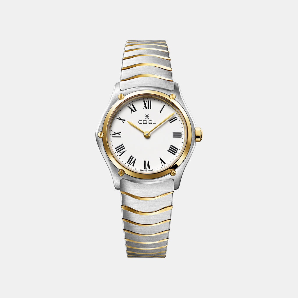 Sport Classic Women Quartz White Dial Analog Stainless Steel Watch 1216387A