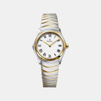 Sport Classic Women Quartz White Dial Analog Stainless Steel Watch 1216387A