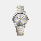 Sport Classic Men Quartz Silver Dial Analog Stainless Steel Watch 1216493A