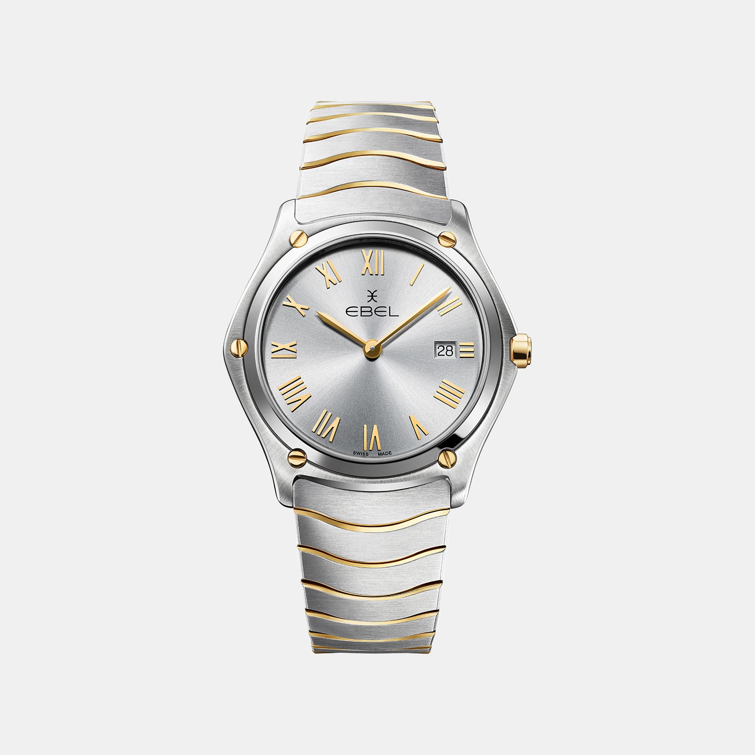 Sport Classic Men Quartz Silver Dial Analog Stainless Steel Watch 1216493A