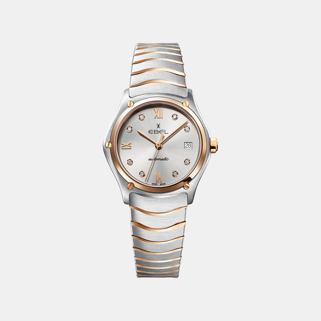 Sport Classic Women Automatic Silver Dial Analog Stainless Steel Watch 1216525