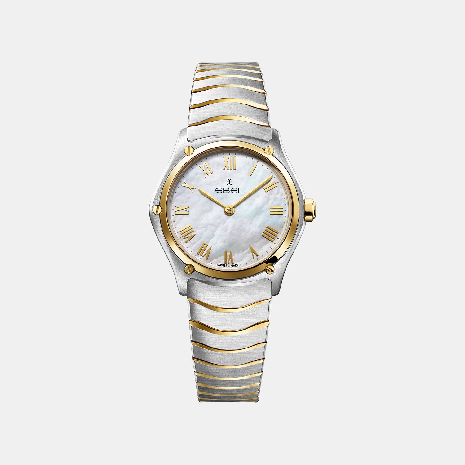 Sport Classic Women Quartz Mother Of Pearl Dial Analog Stainless Steel Watch 1216539