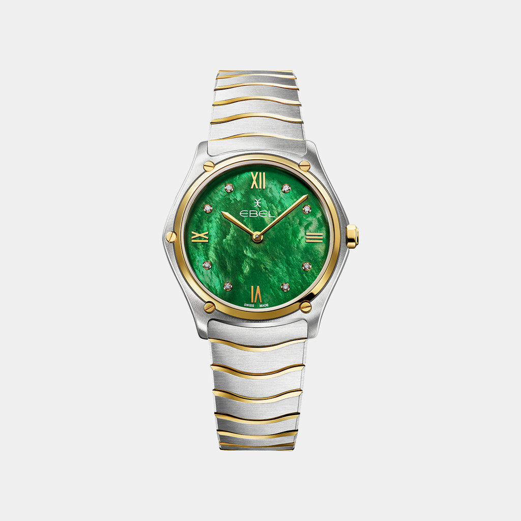 Sport Classic Women Quartz Mother Of Pearl Dial Analog Stainless Steel Watch 1216545