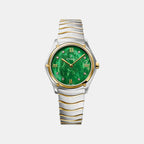 Sport Classic Women Quartz Mother Of Pearl Dial Analog Stainless Steel Watch 1216545
