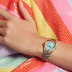 Sport Classic Women Quartz Green Dial Analog Stainless Steel Watch 1216559