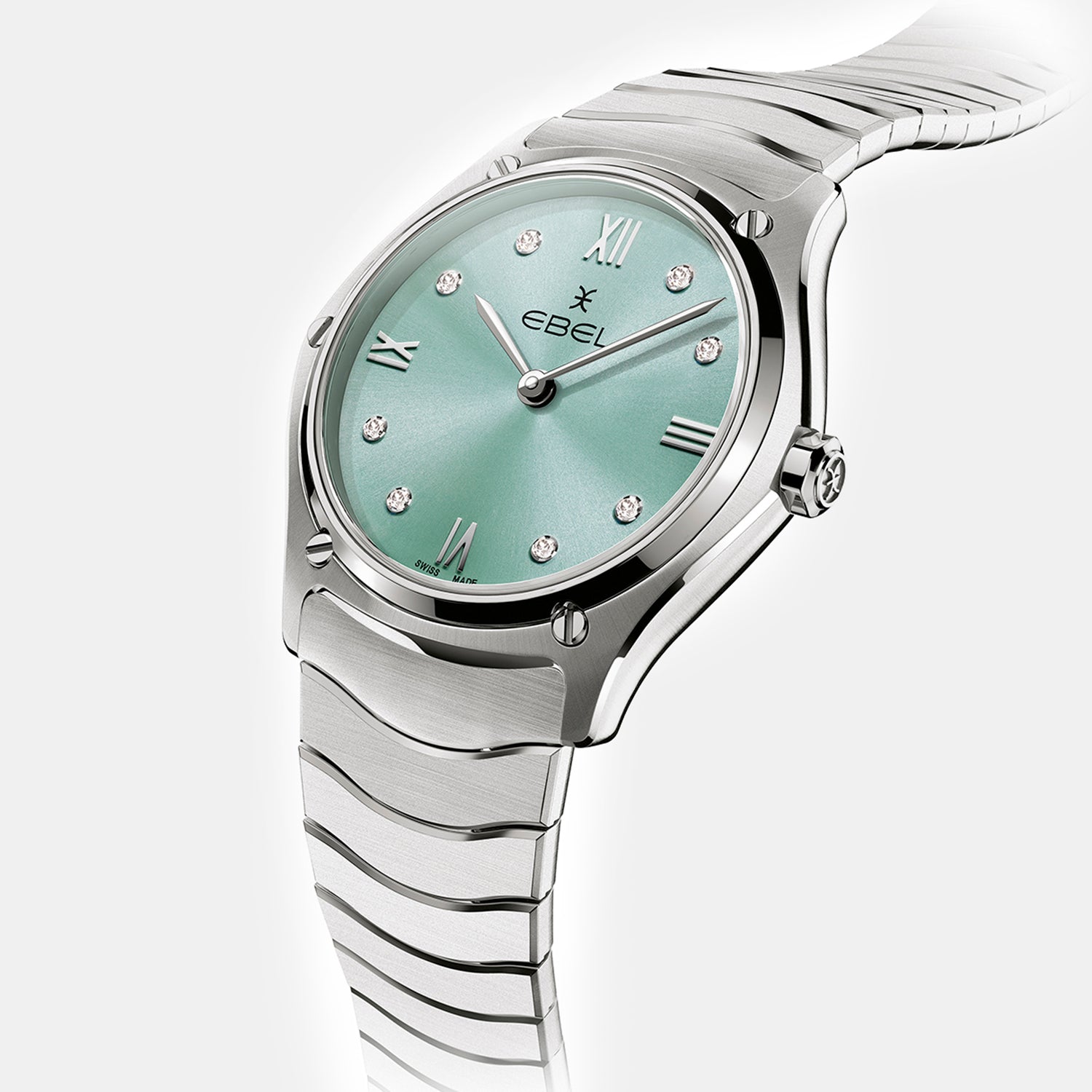 Sport Classic Women Quartz Blue Dial Analog Stainless Steel Watch 1216565
