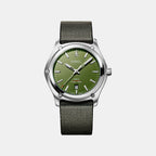 1911 Men Quartz Green Dial Analog Stainless Steel Watch 1216584