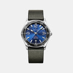 1911 Men Automatic Blue Dial Analog Stainless Steel Watch 1216587