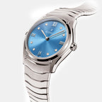 Sport Classic Women Quartz Blue Dial Analog Stainless Steel Watch 1216600