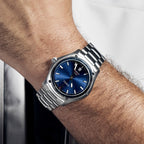 1911 Men Automatic Blue Dial Analog Stainless Steel Watch 1216615