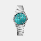 Sport Classic Women Quartz Mother Of Pearl Dial Analog Stainless Steel Watch 1216646