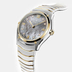 Sport Classic Women Quartz Mother Of Pearl Dial Analog Stainless Steel Watch 1216648