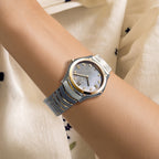 Sport Classic Women Quartz Mother Of Pearl Dial Analog Stainless Steel Watch 1216648