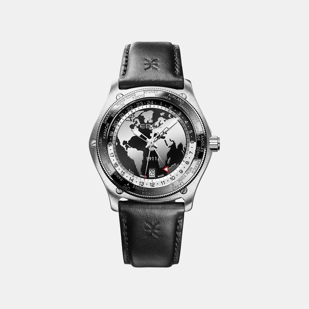 1911 Men Automatic Black Dial Analog Stainless Steel Watch 1216666
