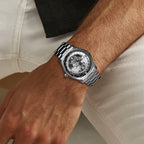 1911 Men Automatic Black Dial Analog Stainless Steel Watch 1216666