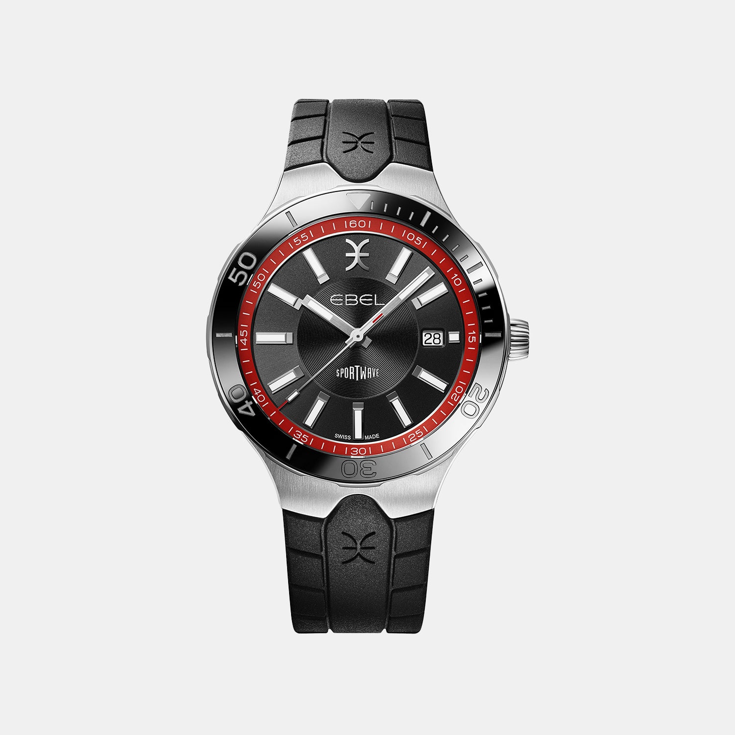 Sportwave Men Automatic Black Dial Analog Rubber Watch 1216674