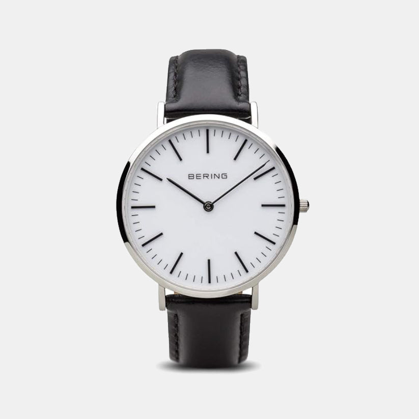 Bering Round White Analog watch