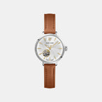 Soline Women Automatic Silver Dial Analog Stainless Steel Watch 138F624