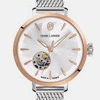 Soline Women Automatic Silver Dial Analog Stainless Steel Watch 138F921