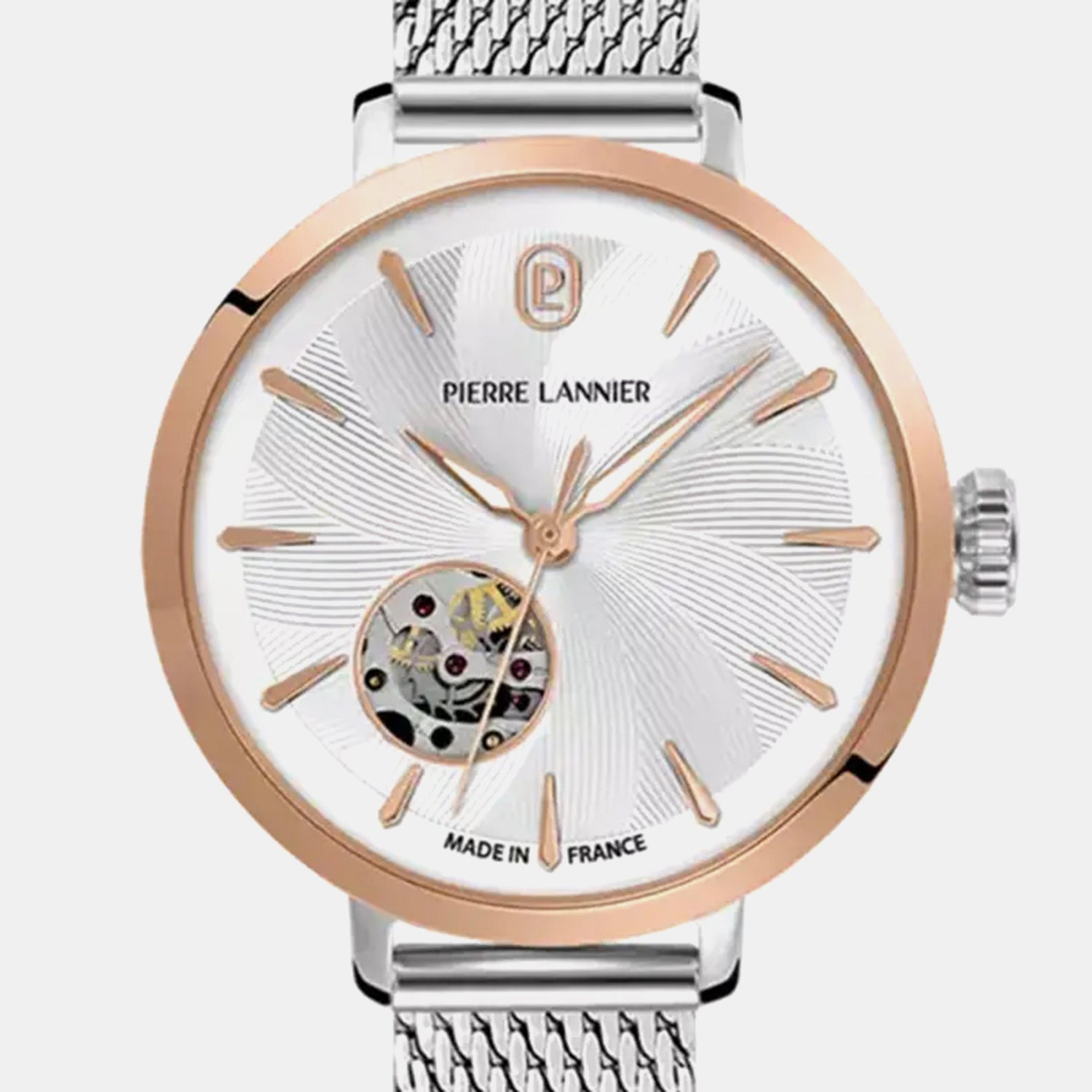Soline Women Automatic Silver Dial Analog Stainless Steel Watch 138F921