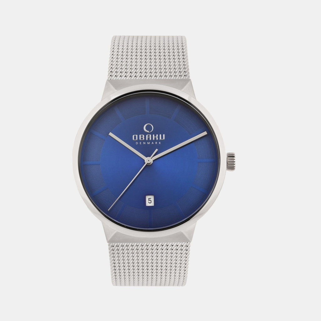 Obaku Round Blue Analog watch