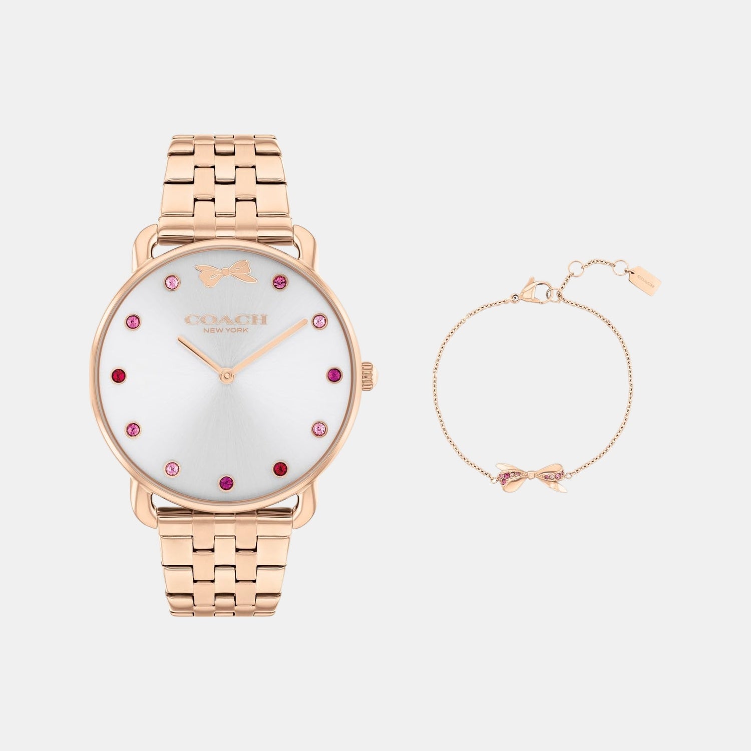 Elliot Women Quartz Silver & White Dial Analog Stainless Steel Watch 14000127