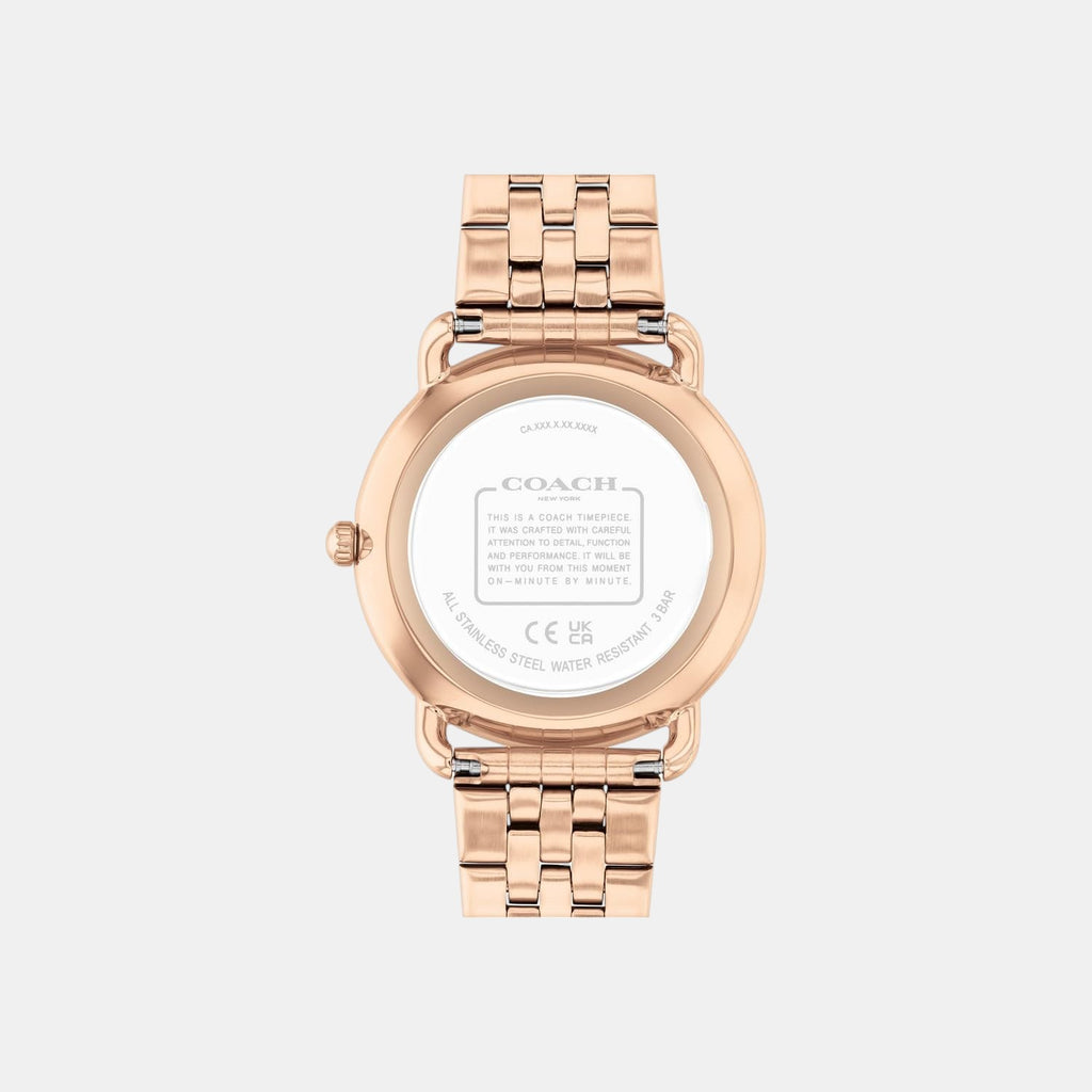 Elliot Women Quartz Silver & White Dial Analog Stainless Steel Watch 14000127