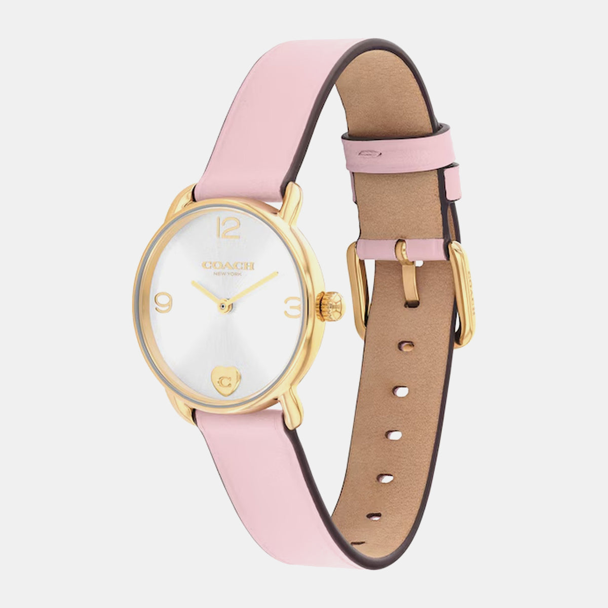 Elliot Women Quartz Silver Dial Analog Leather Watch 14000137